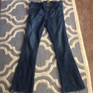 Pilcro jeans.  Flared leg opening.